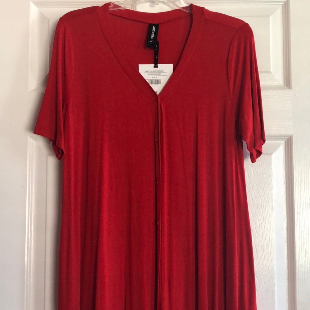 A&D button tunic